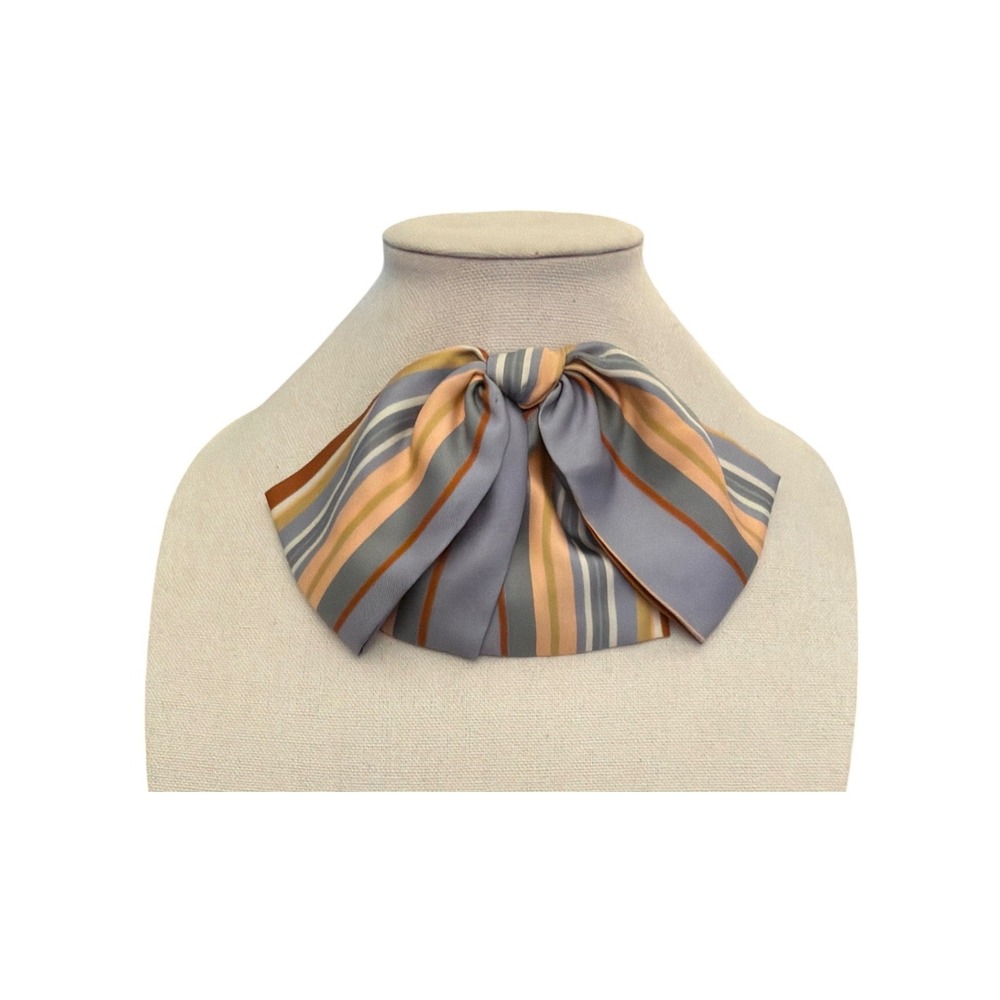 Vintage Van Horn Designs Silk Floppy Bow Tie Dark Academia Preppy Librarian Core